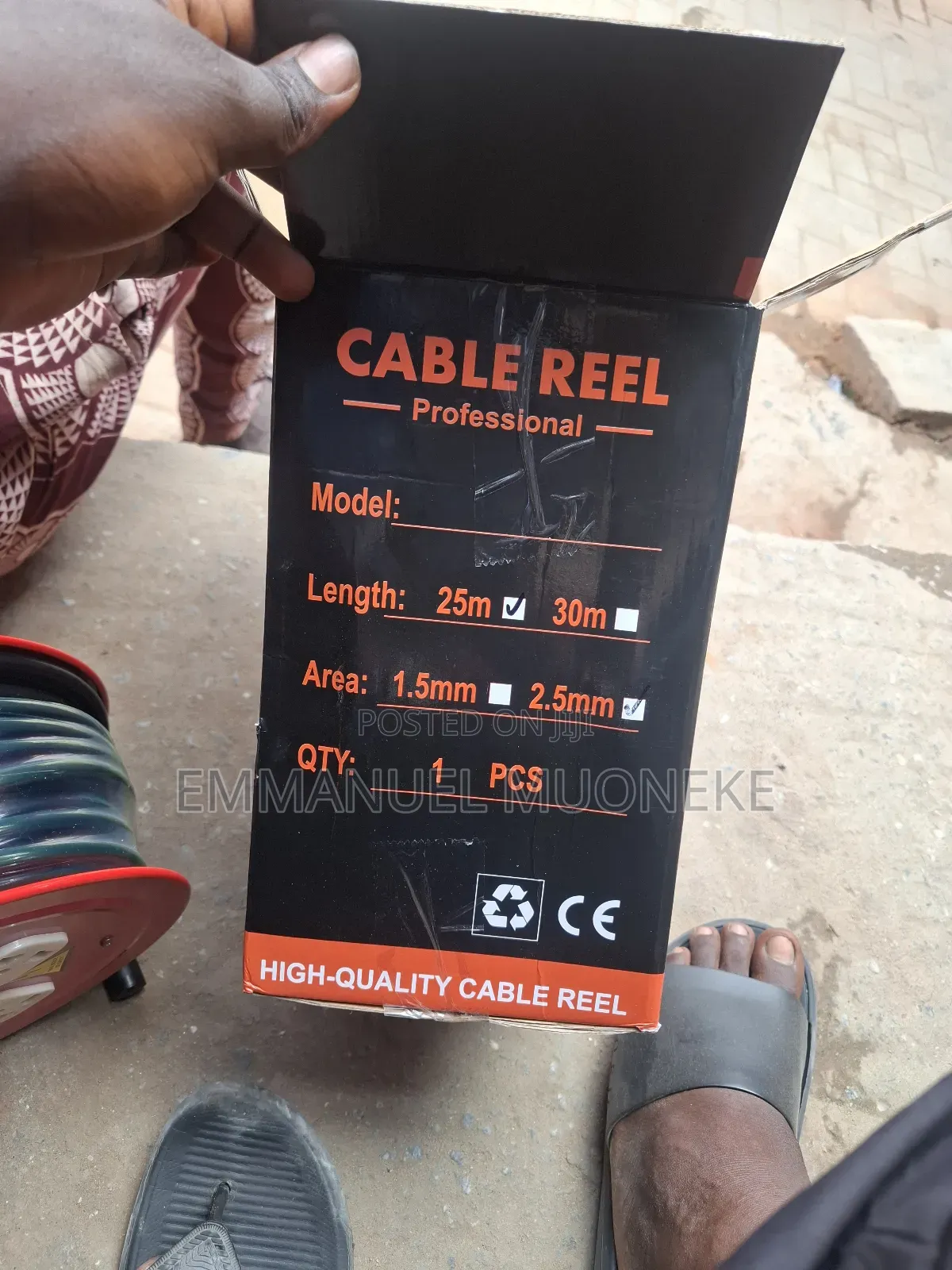 55mm Cable Reel High-quality, Heavy-duty Extension Cable Reel.