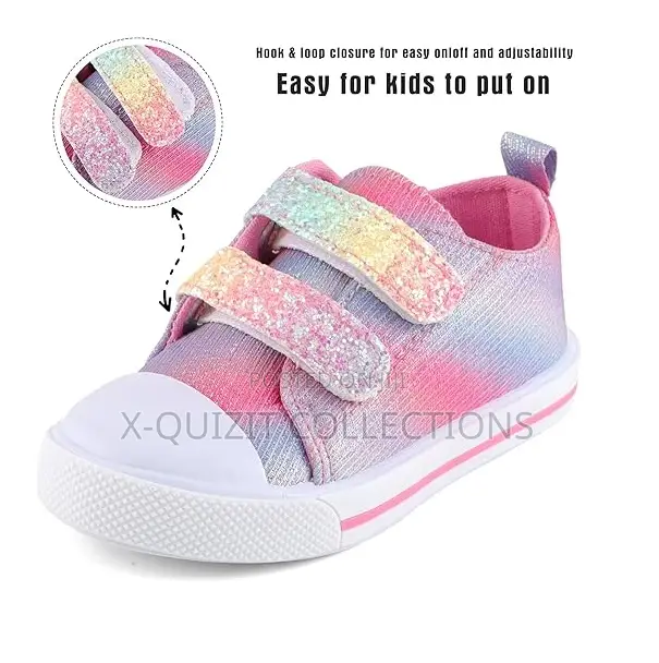 Kid Rainbow Ombre Sparkle Shoes (21-27)