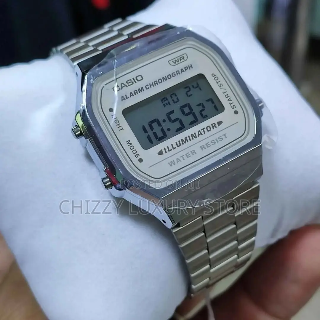 Casio Quality Luxury Men Chain Strap Wristwatch