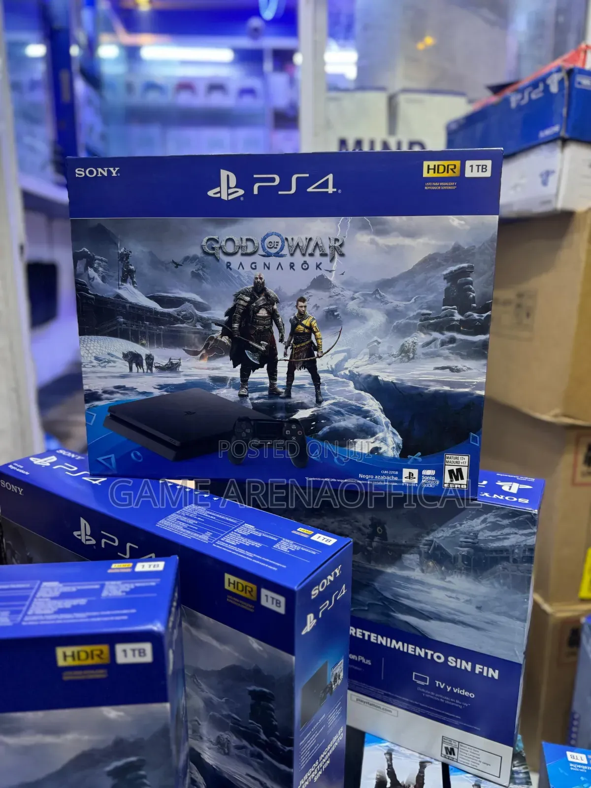 Sony Ps4 Slim Bundle Pack – God of War Edition