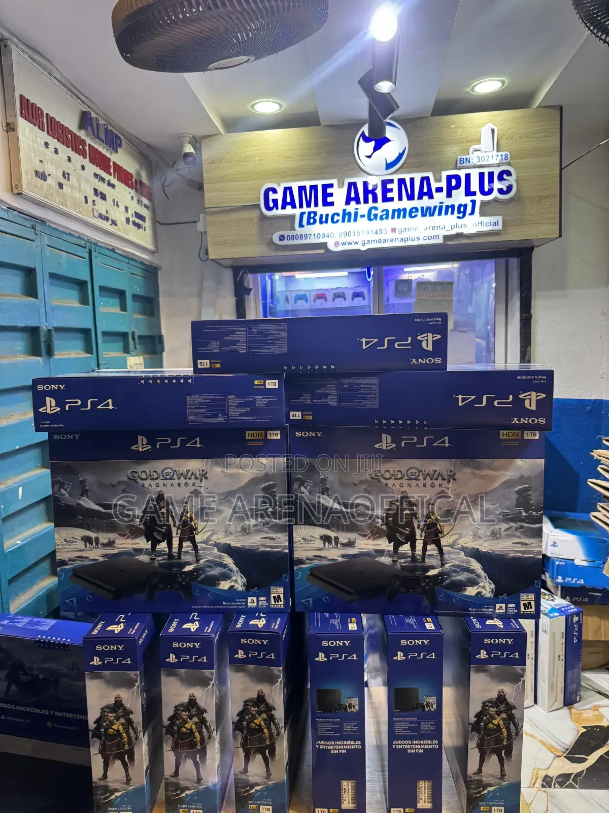 Ps4 Slim Console – New in Box + Ragnarök