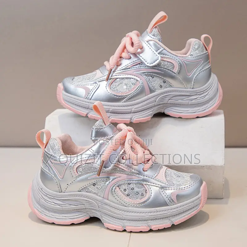 Silver Glitter Chunky Sneakers (32-37)