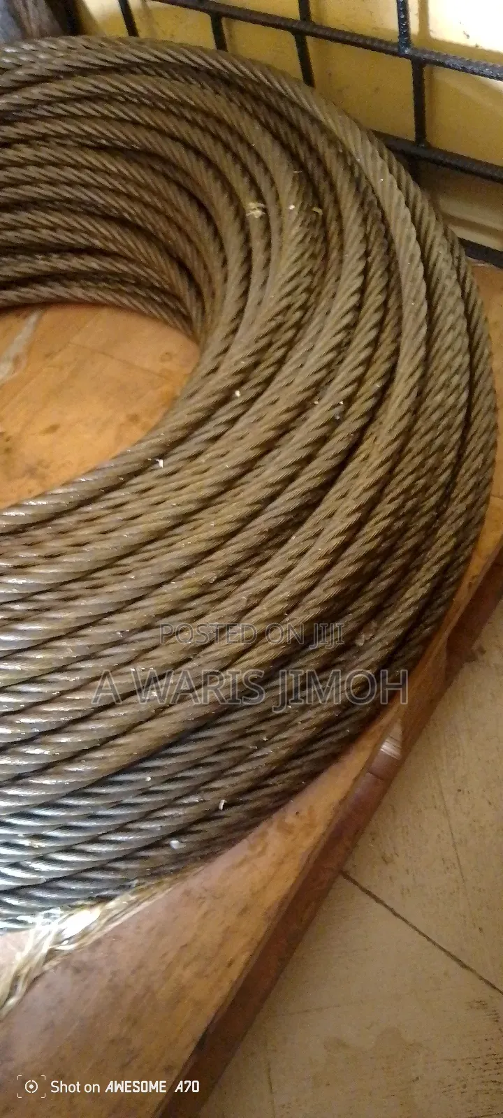 20mm Black Steel Wire Rope