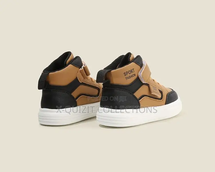 Heidi Boys Fashion Ankle Boots With Velcro Strap (26-32)