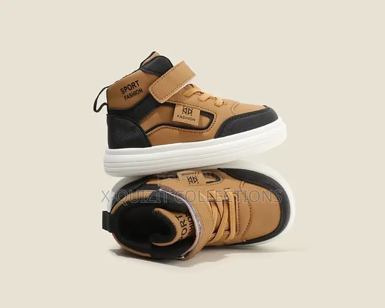 Heidi Boys Fashion Ankle Boots With Velcro Strap (26-32)