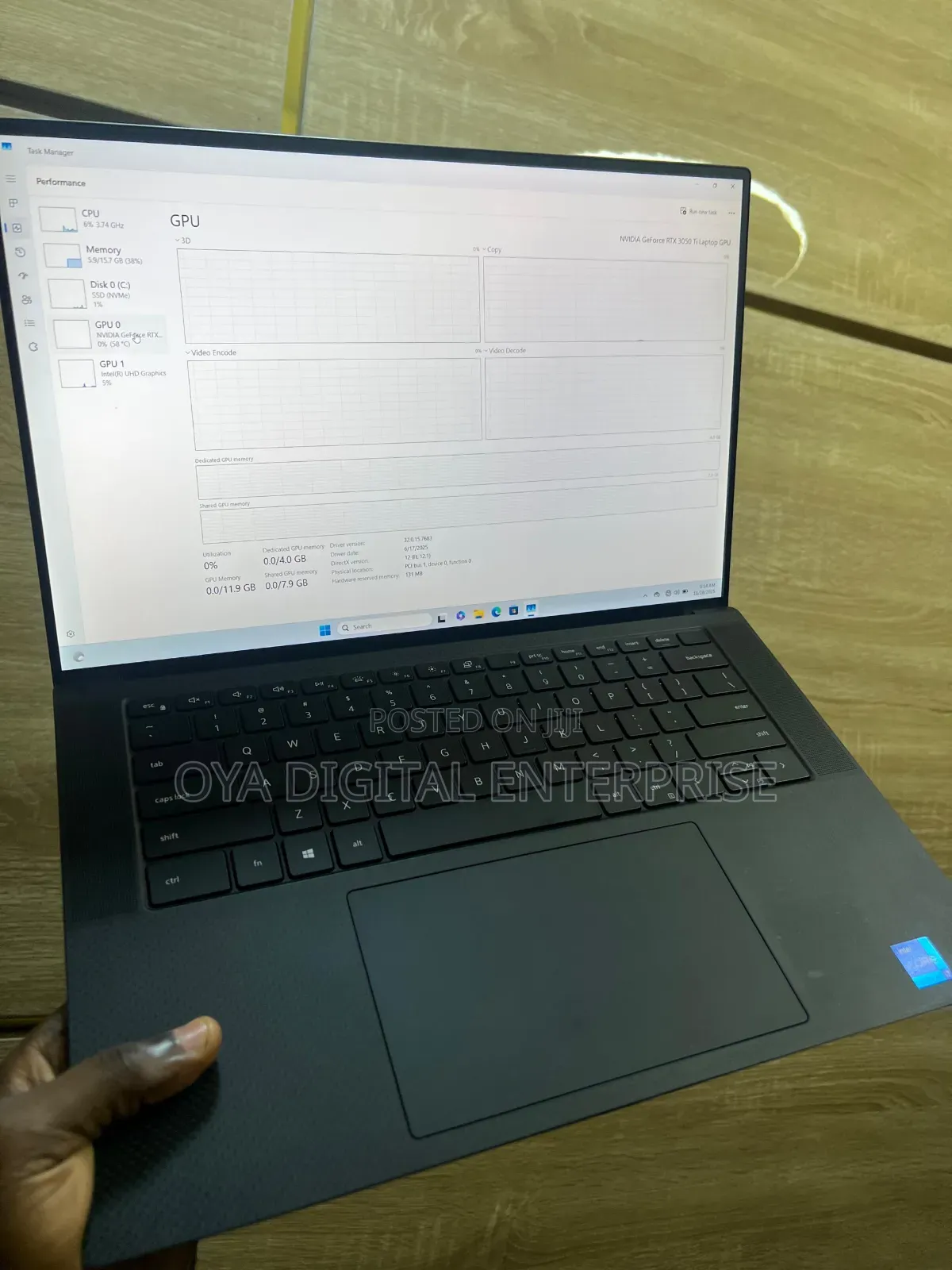 Laptop Dell XPS 15 16GB Intel Core i7 SSD 500GB