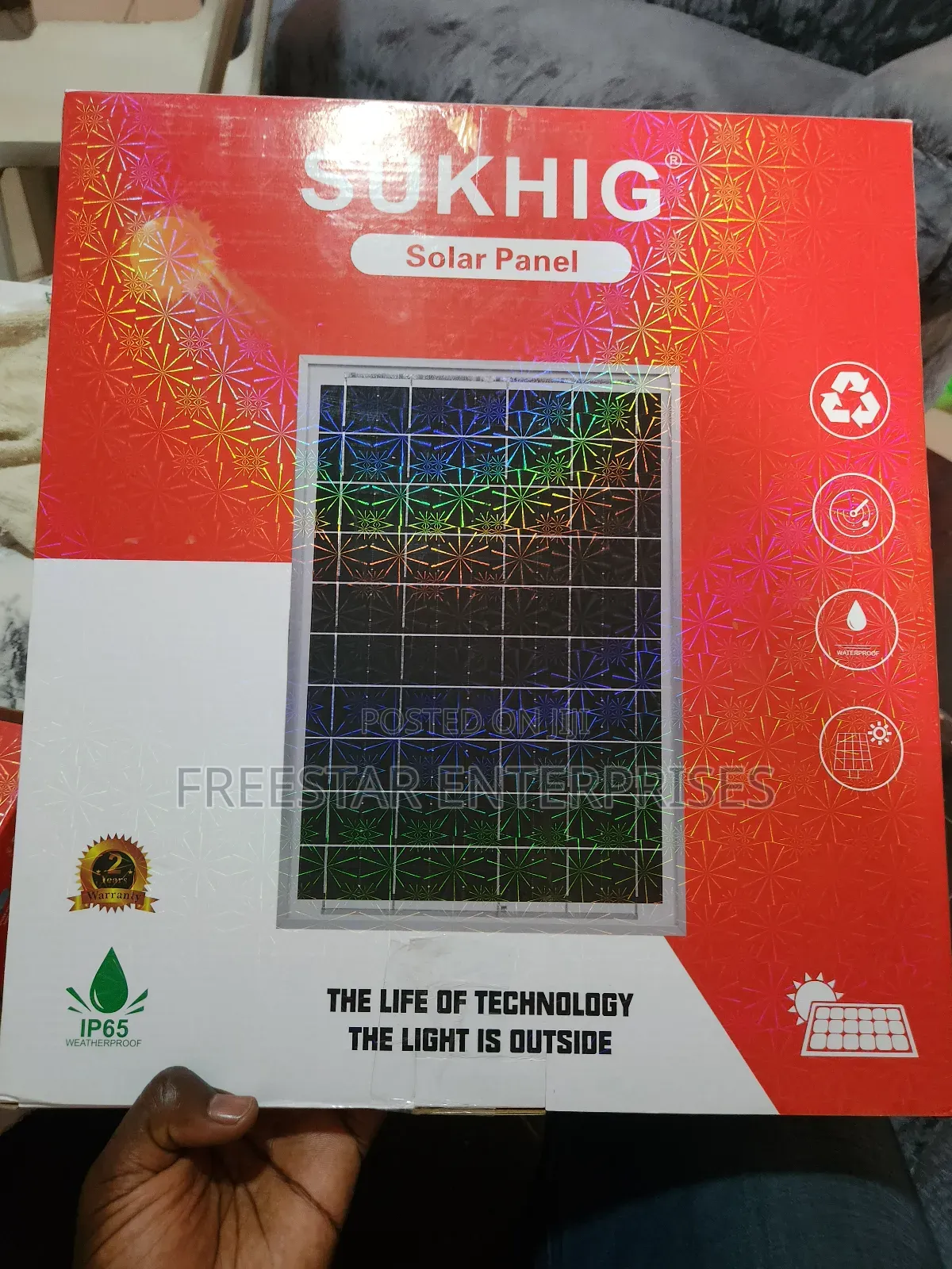 Sukhig 300w Flood Light Solar Panel.