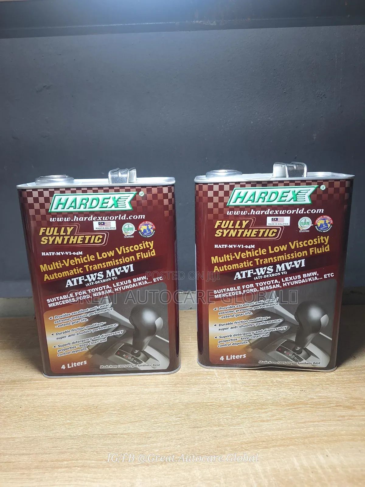 Hardex Fully Synthetic Automatic Transmission Fluid (Atf)