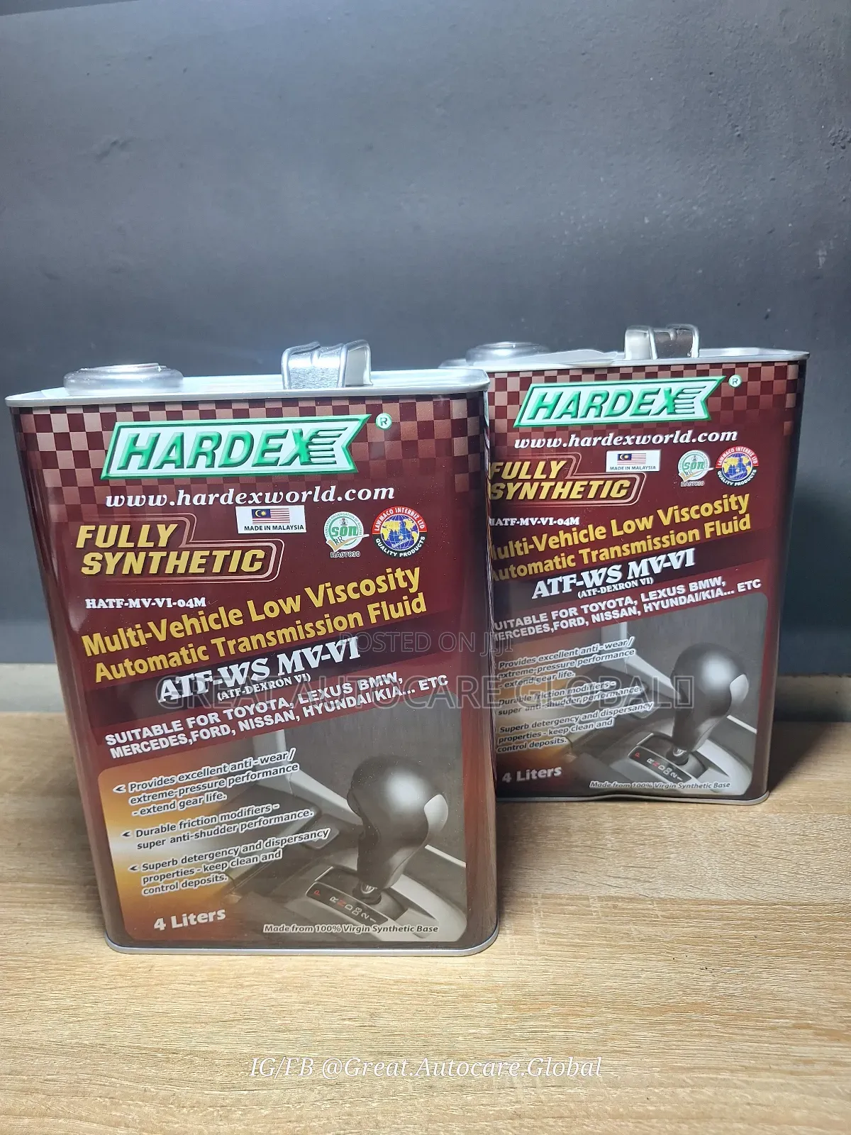 Hardex Fully Synthetic Automatic Transmission Fluid (Atf)