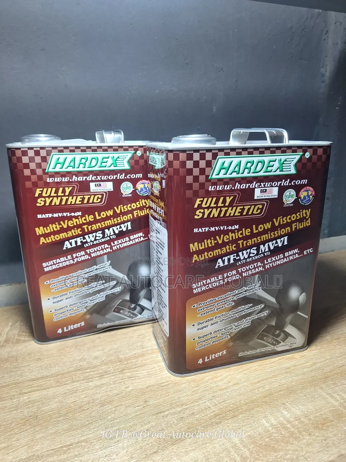 Hardex Fully Synthetic Automatic Transmission Fluid (Atf)