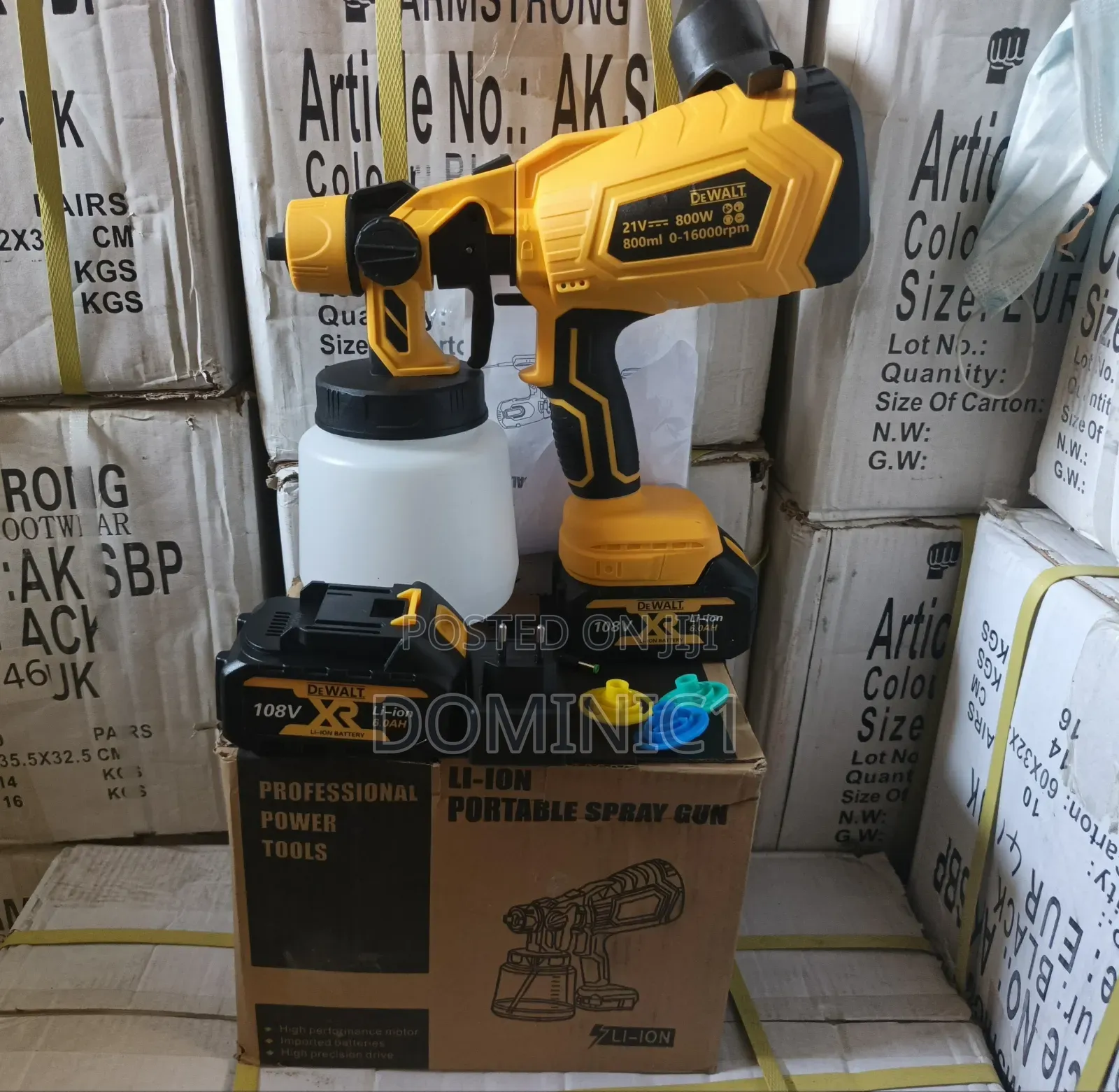 Dewalt Cordless Spray Gun 108v