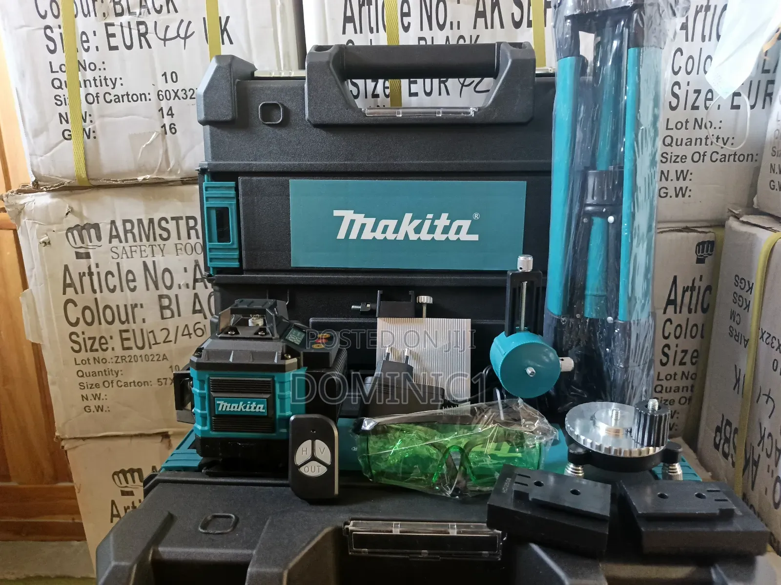 16 Line Makita Laser Level Complete Set