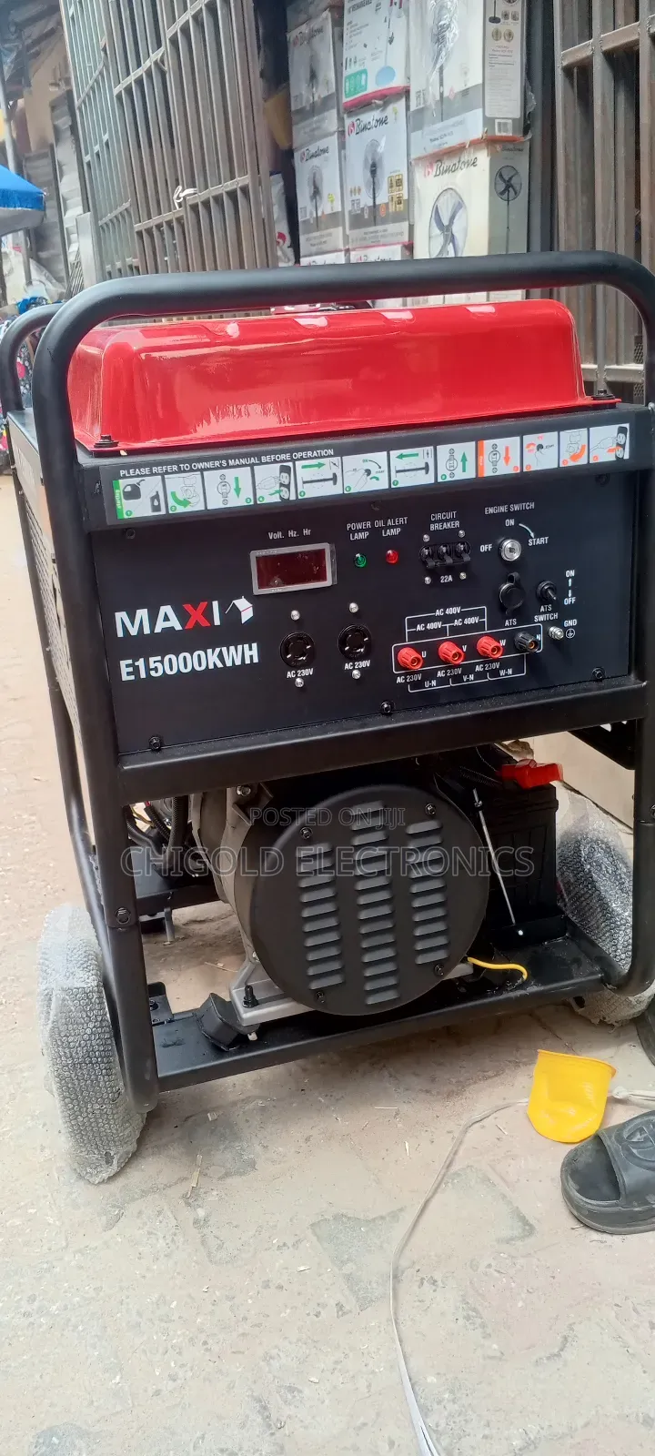 Maxi Generator Original 15 Kva 100% Copper Coin