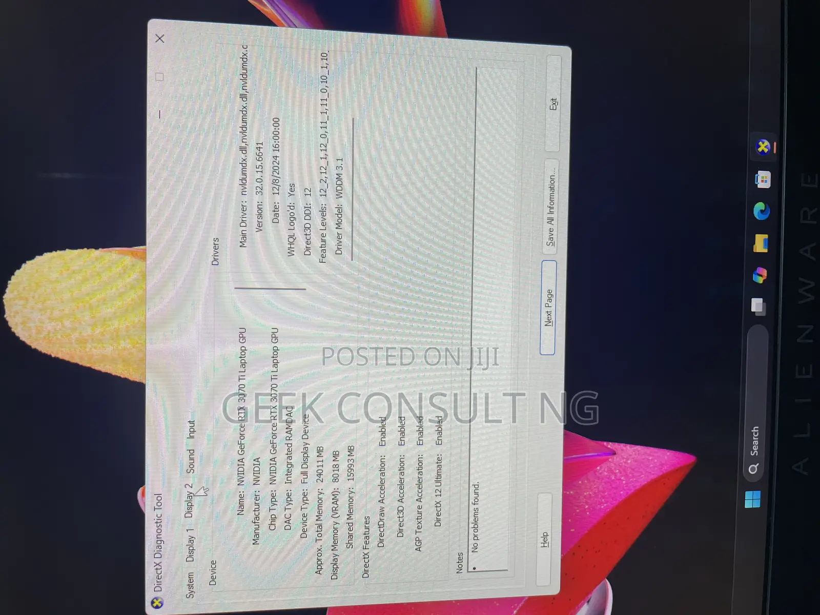Laptop Dell Alienware m17 R5 32GB AMD Ryzen 7 SSD 1T