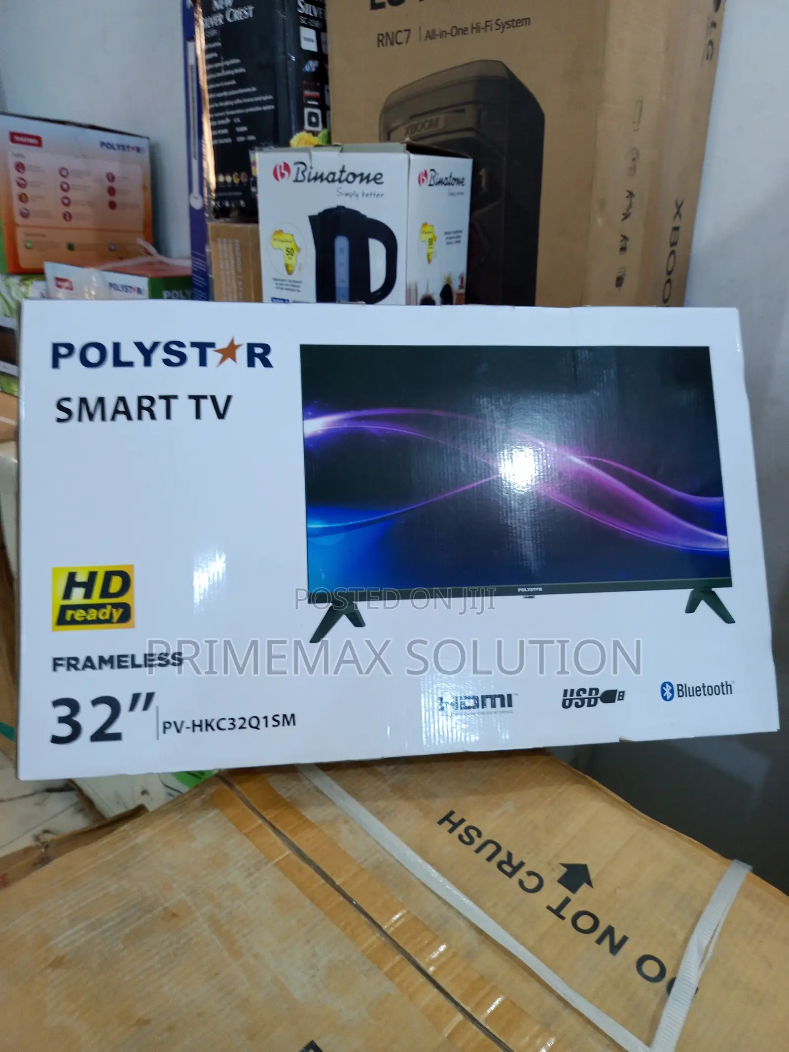 Polystar 32" Full Hd Smart Android Tv - Netflix Youtube Ready