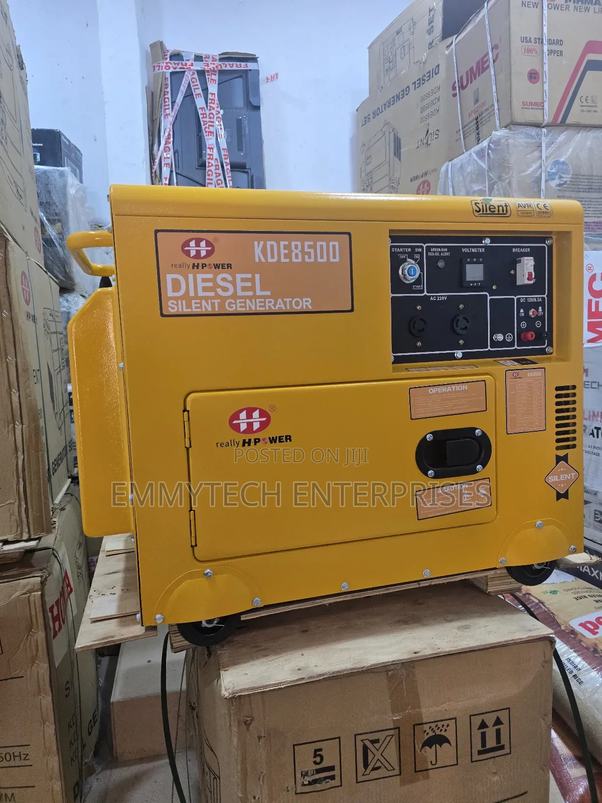 Come I Have Really H.Power Diesel Soundproof Generator 8.5kva 100%Copp