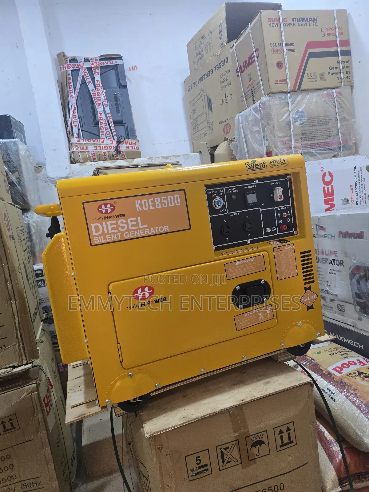 Come I Have Really H.Power Diesel Soundproof Generator 8.5kva 100%Copp