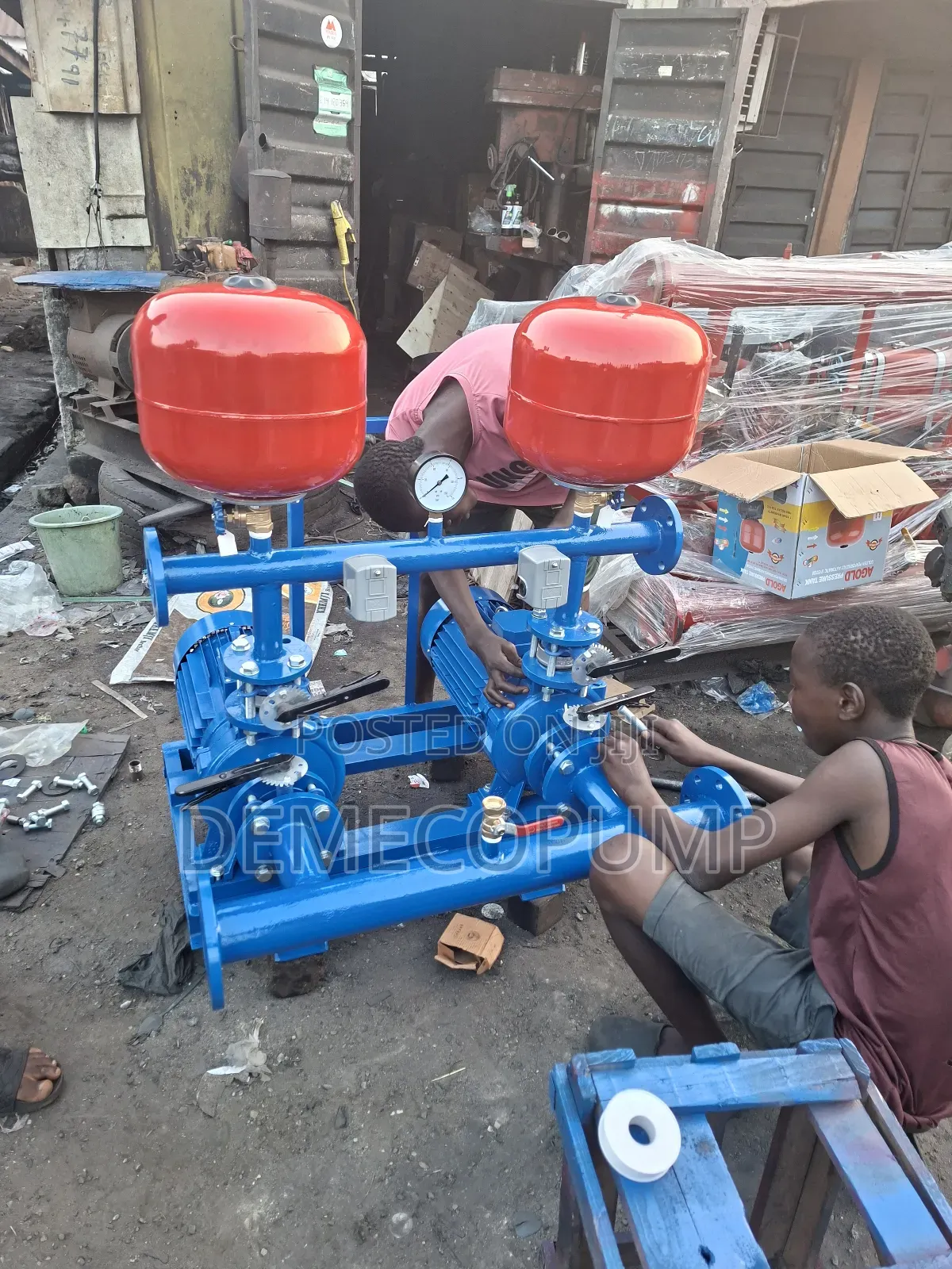 Booster Pump Machine