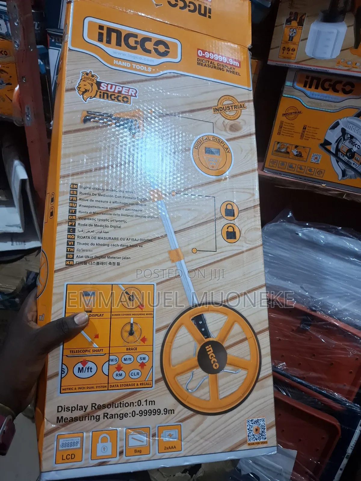 Ingco Digital Display Measuring Wheel