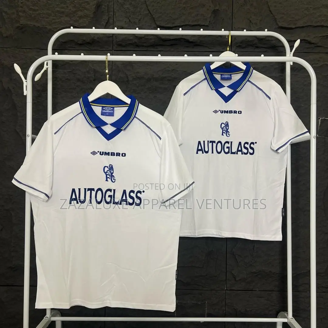 White Chelsea Retro Jersey