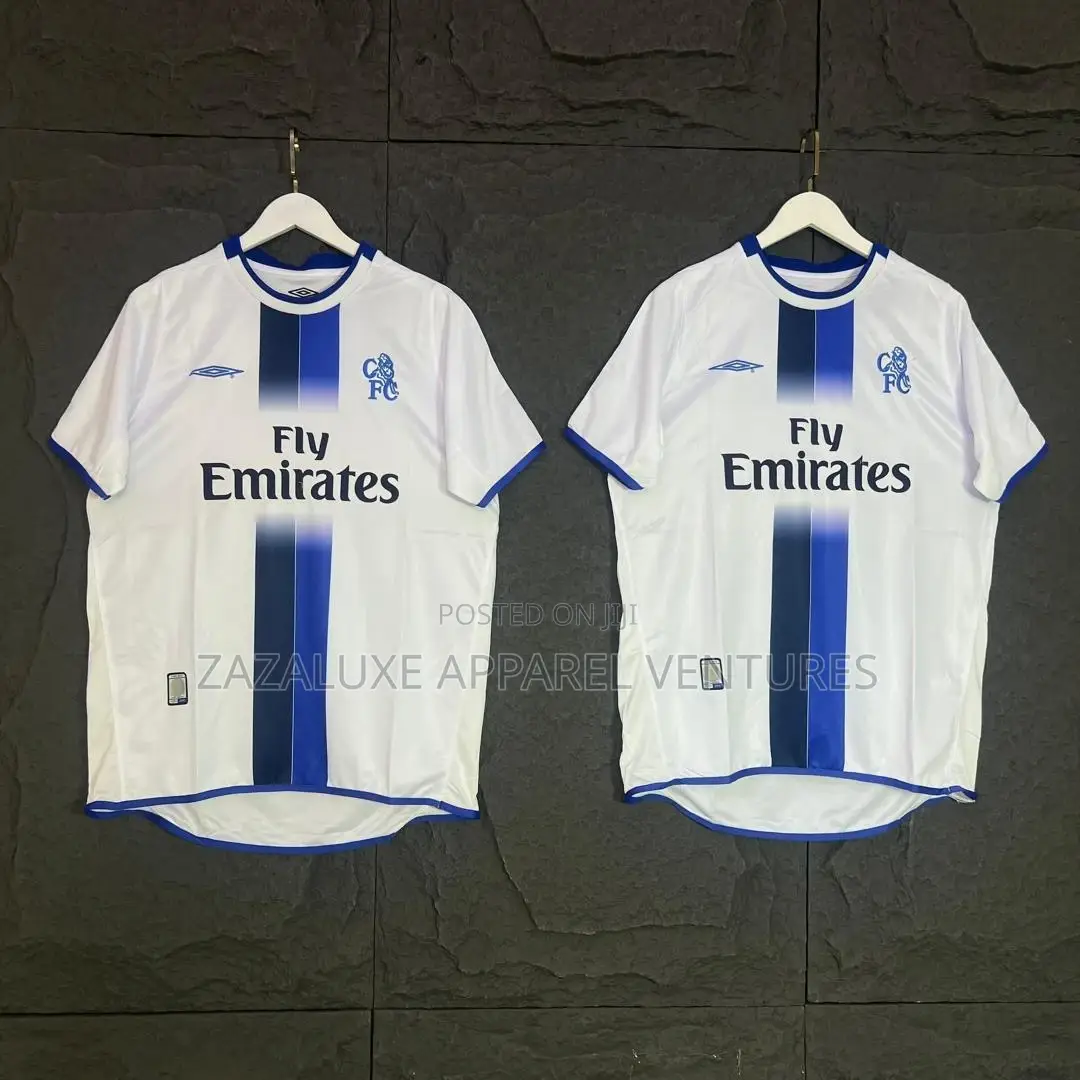 White Chelsea Retro Jersey