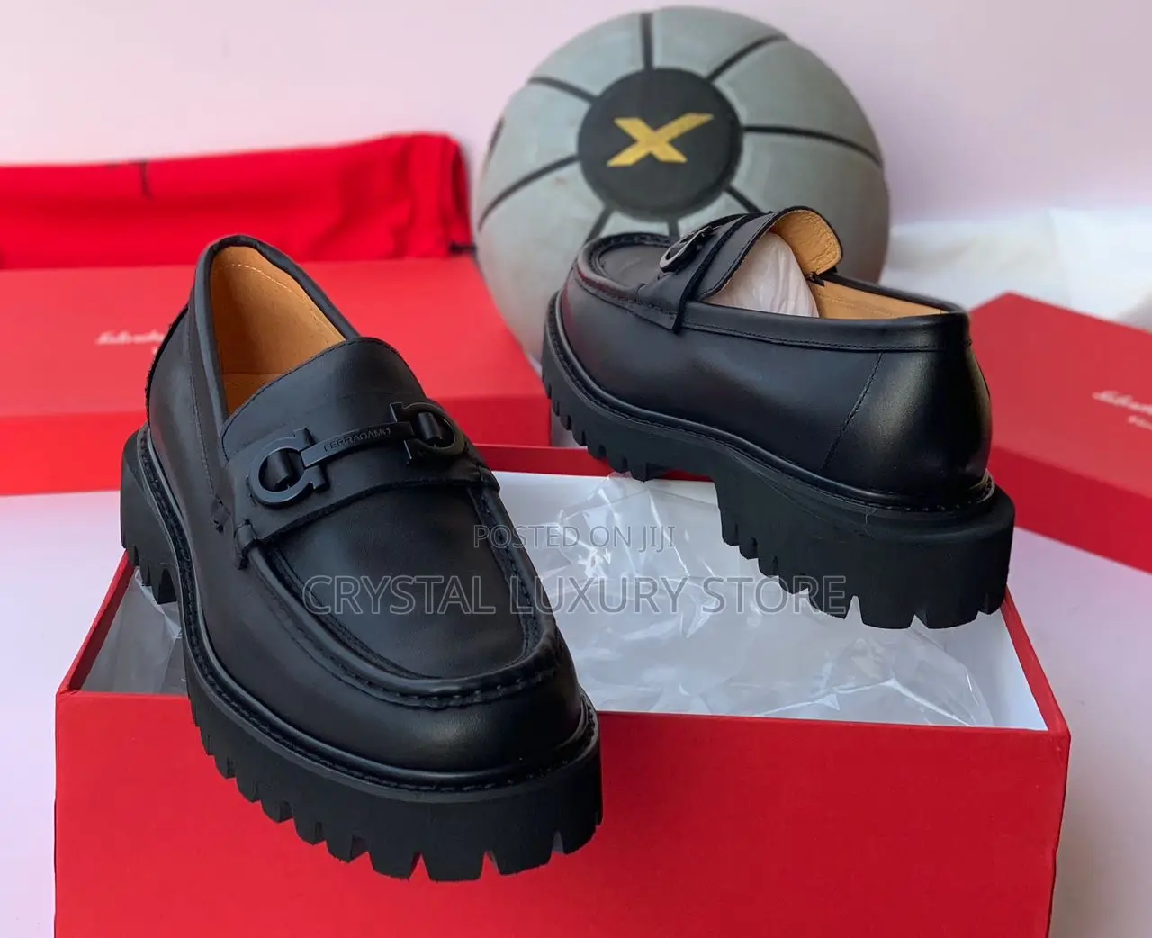 Salvatore Ferragamo Quality Luxury Men Cooperate Shoe