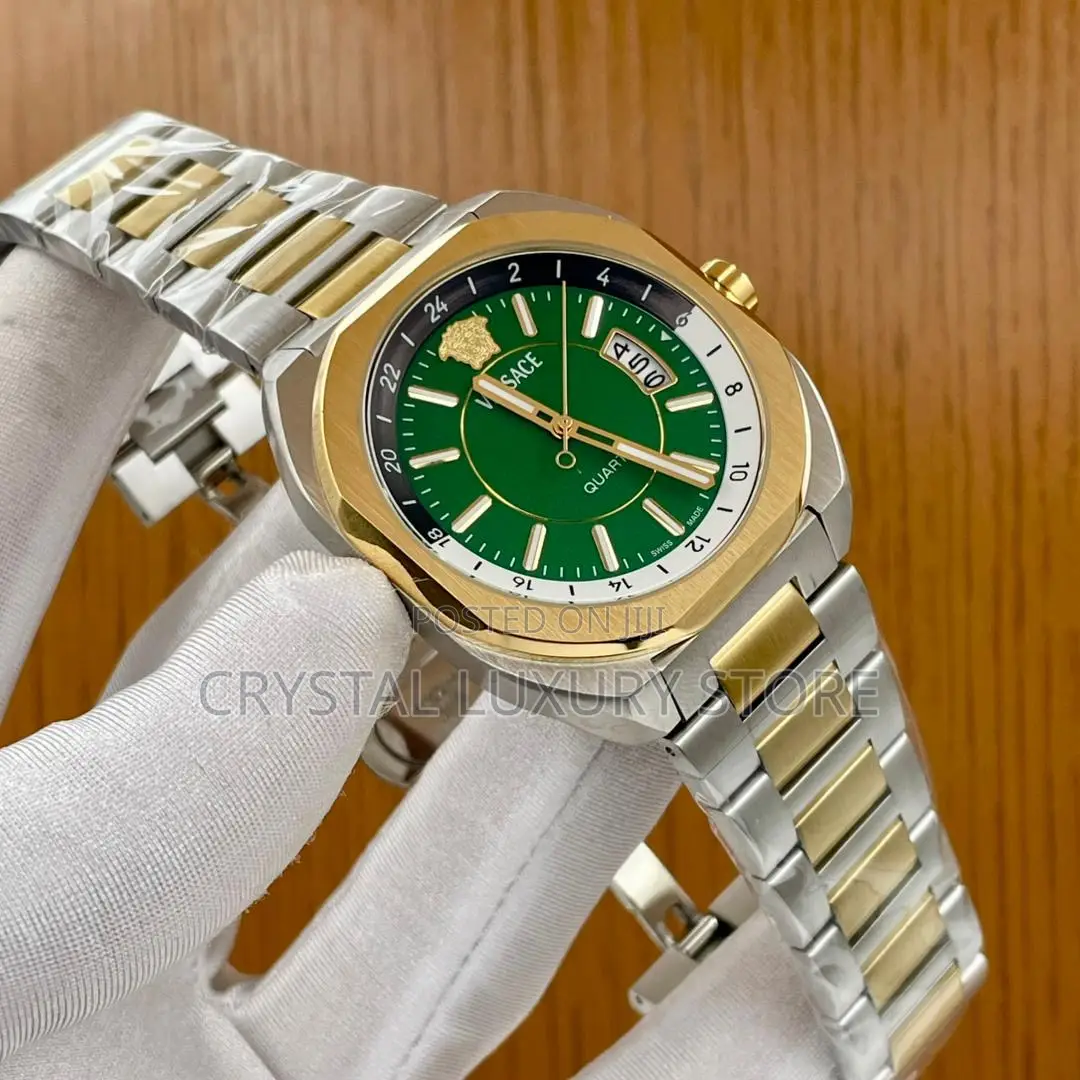 Versace Quality Luxury Men Automatic Engine Wristwatch