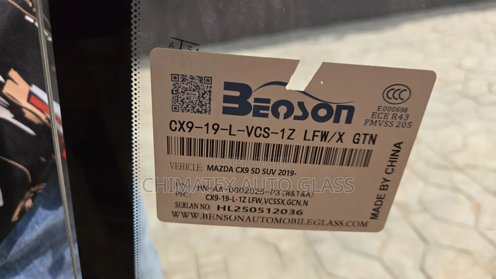 Mazda Cx9 2020 Windscreen Glass Available