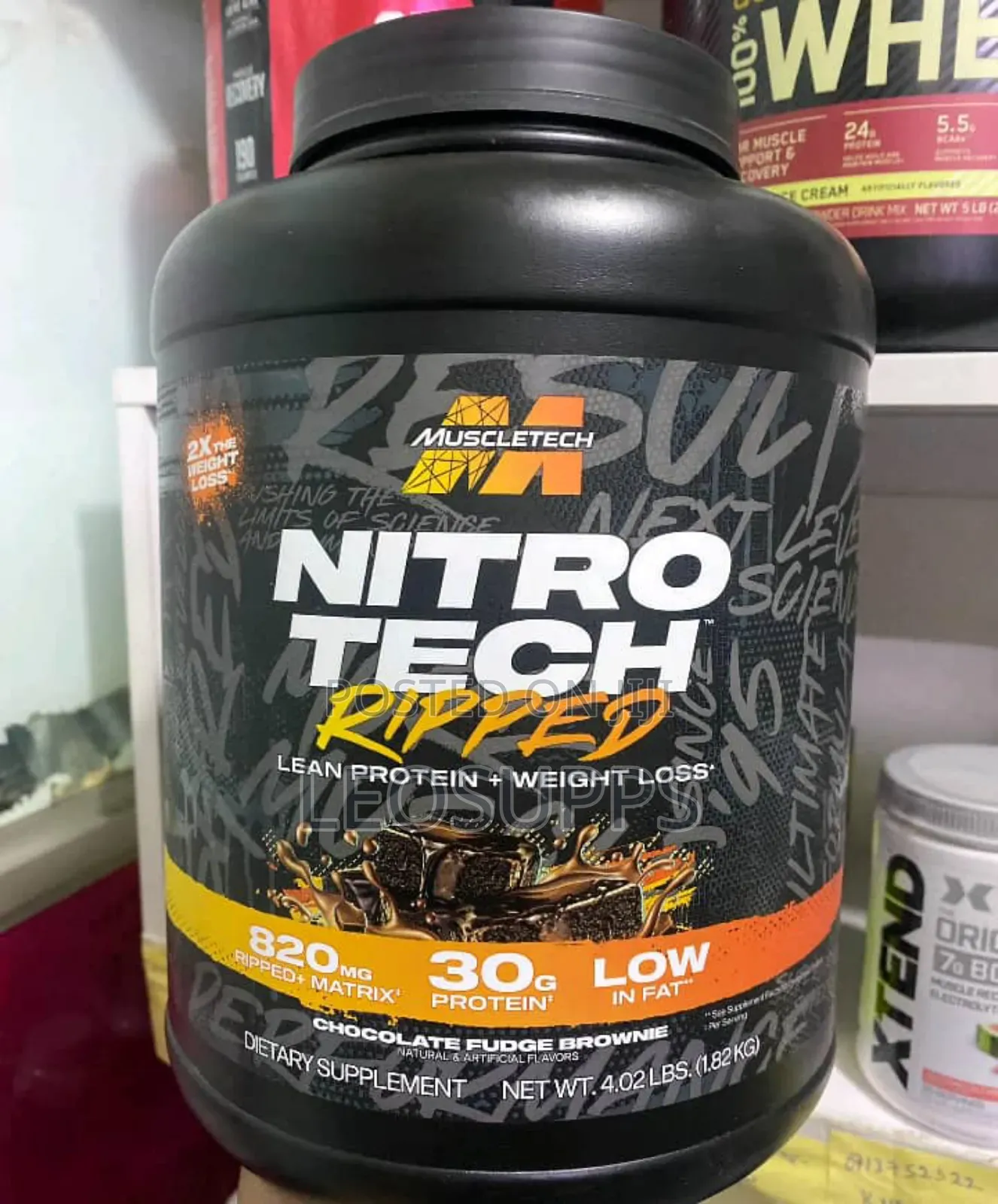 Muscletech Nitrotech Ripped Whey Protein