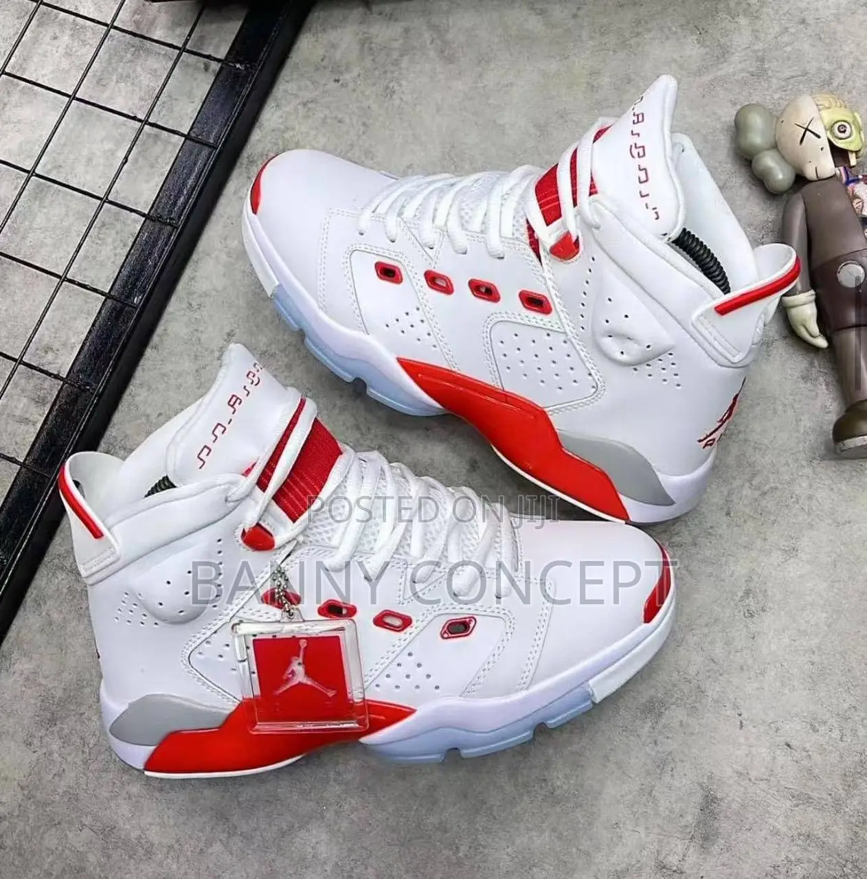 Jordan 6-17-23 "White/Fire Red"