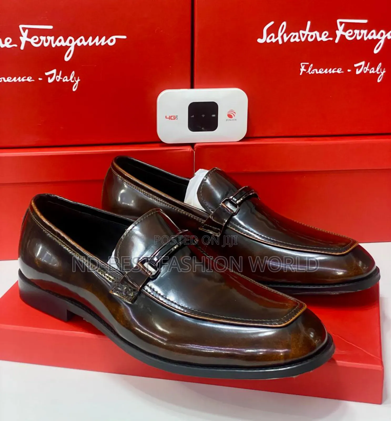 Ferragamo Black Flat Shoes