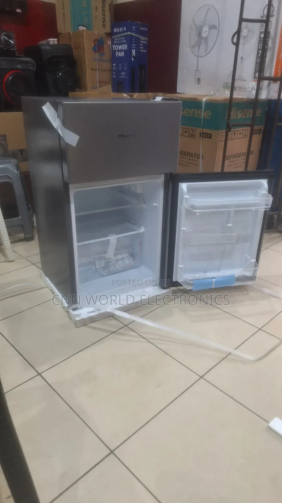 Brand New Hisense 87l Small Double Door Fridge Faster Cooling Warranty