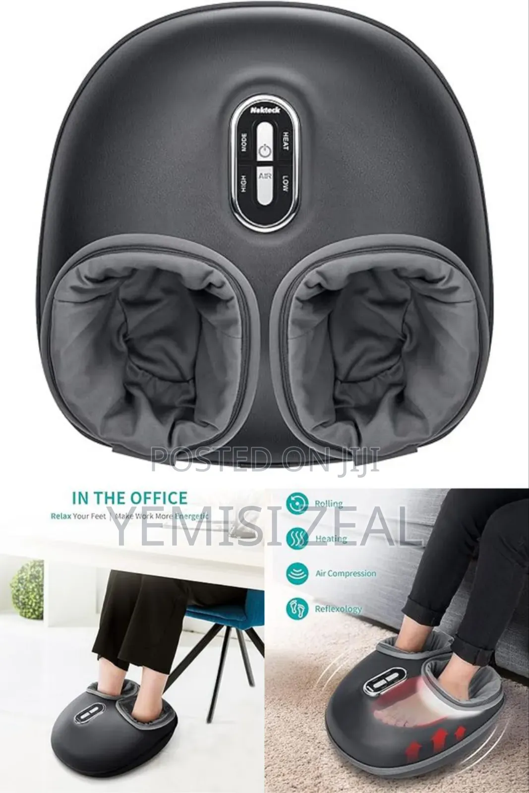 Luxury Shiatsu Foot Massager (Heat and Timer)