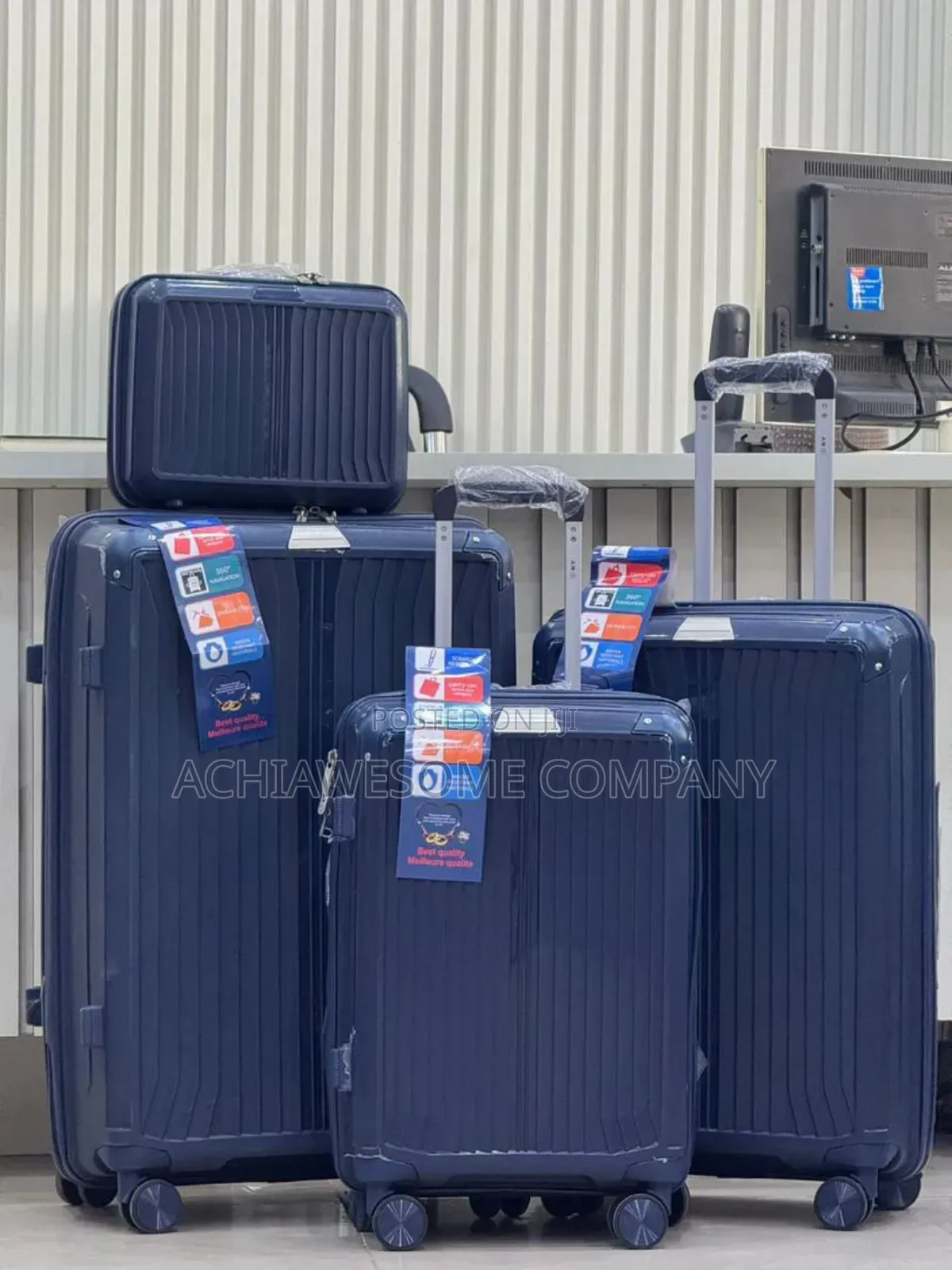 Set Of Unbreakable Rubber Luggage Big Range