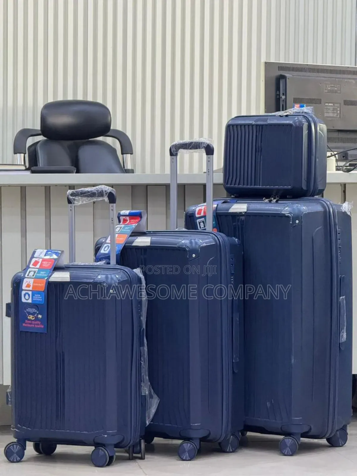 Set Of Unbreakable Rubber Luggage Big Range
