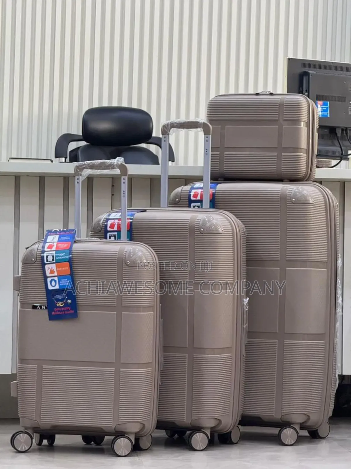 Set Of Unbreakable Rubber Luggage Big Range