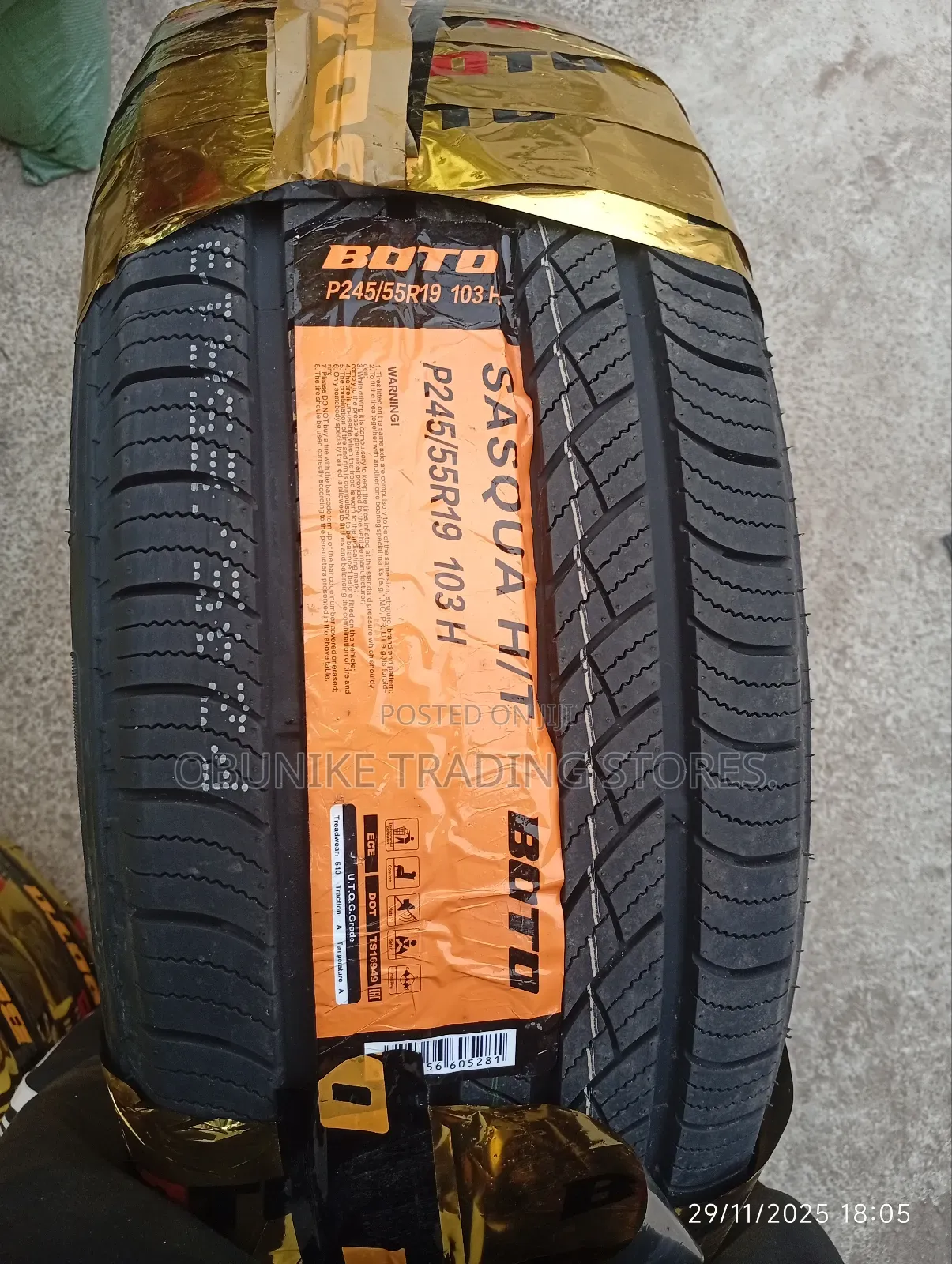 245/55r19 Boto Radial Tyre