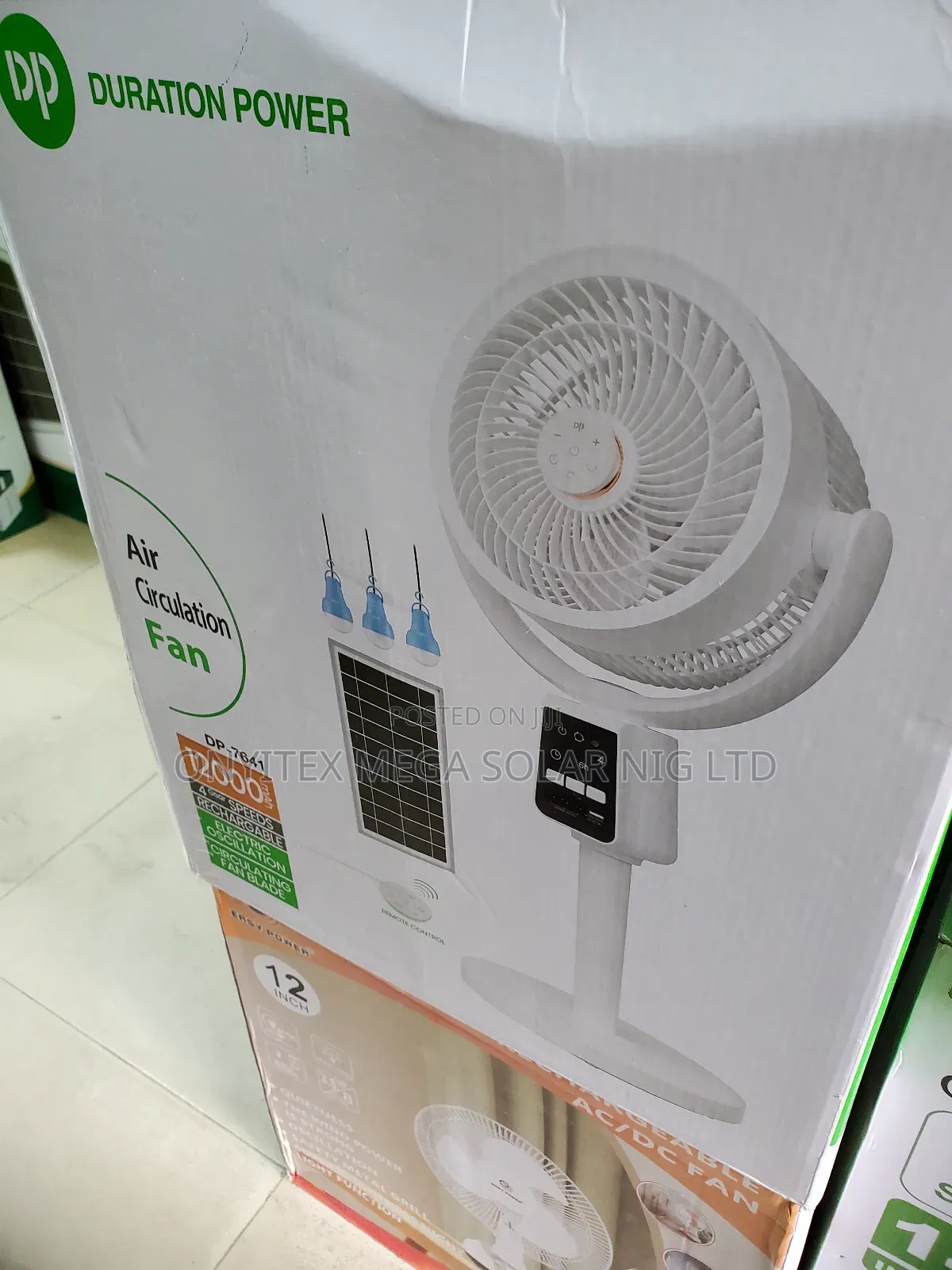 Air Circulation Fan 12000mah