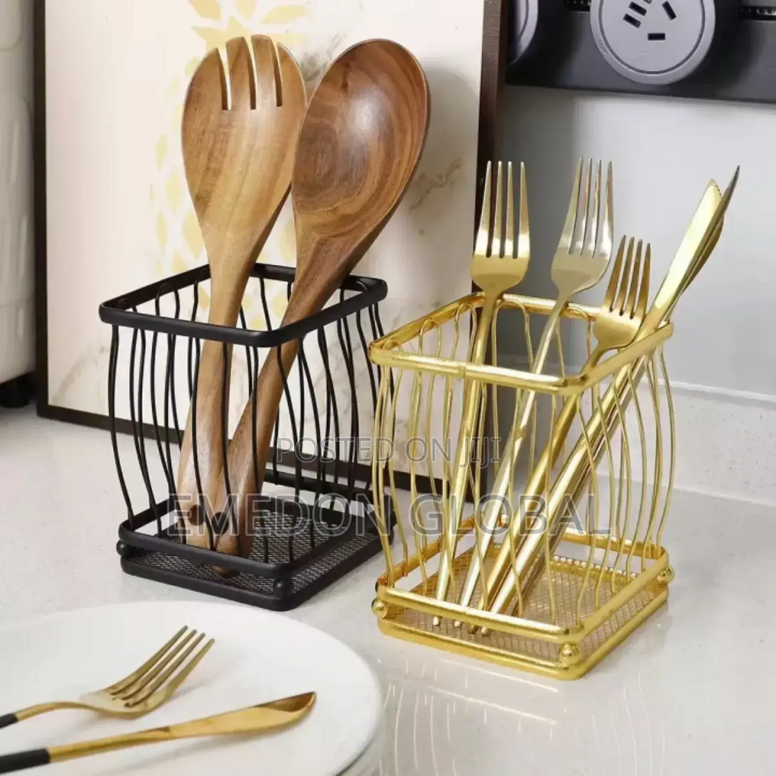 Stainless Steel Cutlery Storage Holders