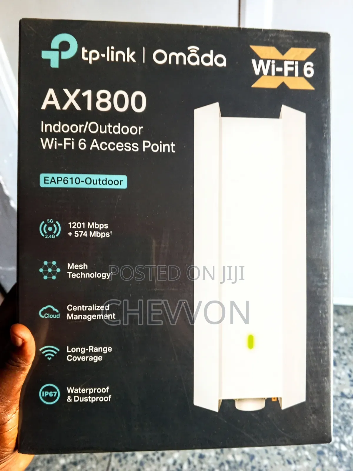 Tp-Link Omada Eap610-Outdoor | Ax1800 Wifi 6 Outdoor Access Point