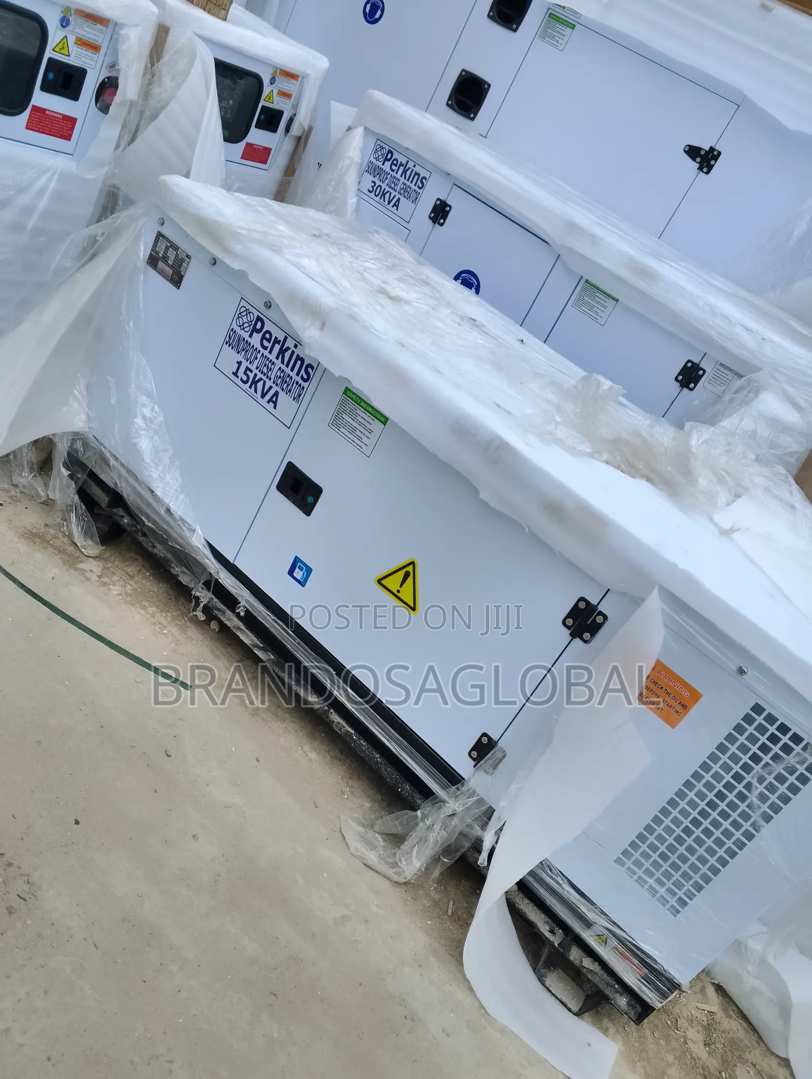 Brand New Perkins Sp-15 Diesel Generator 15kva Low Noise Operation