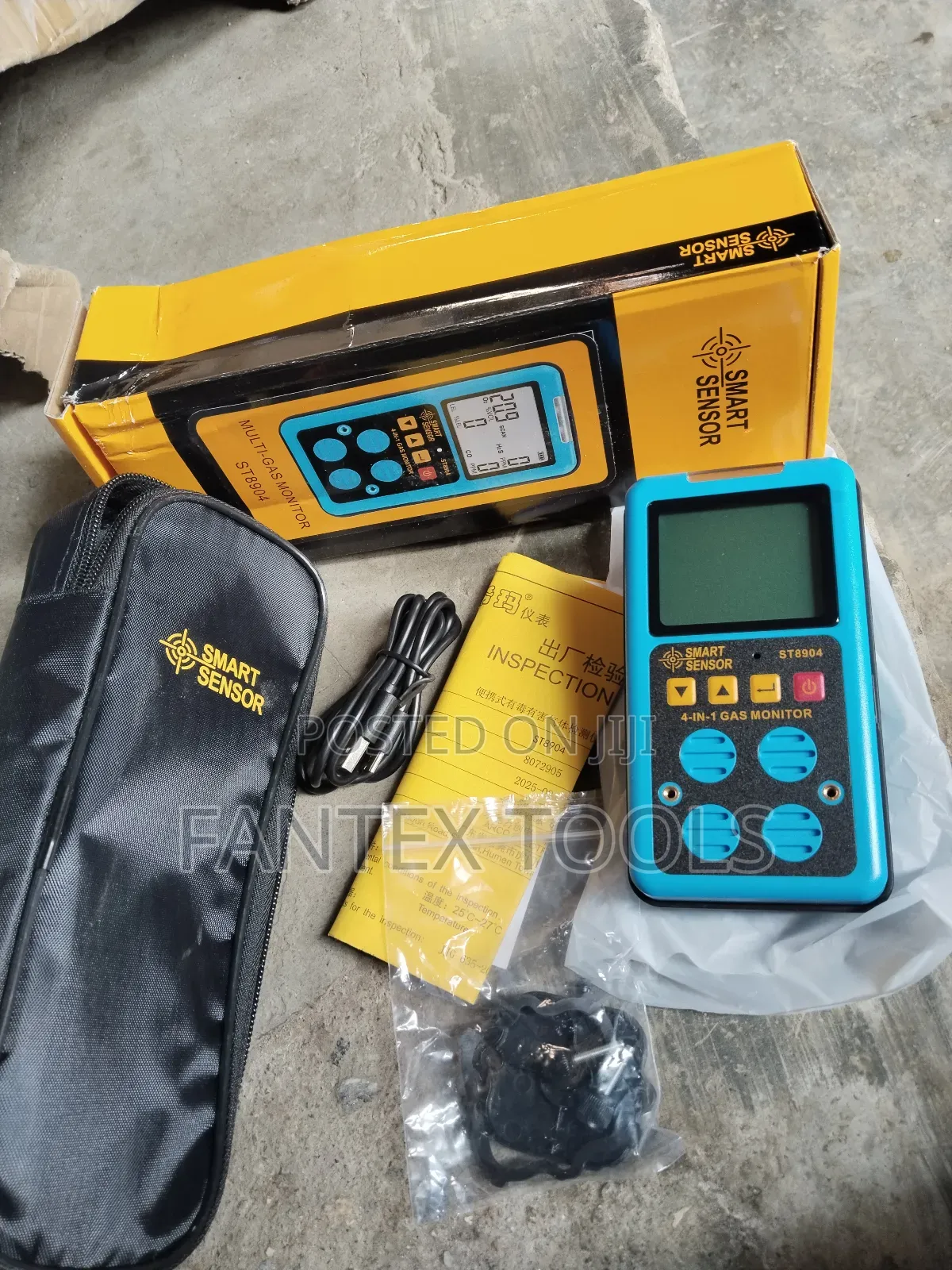 Smart Sensor Gas Detector 4 In 1.