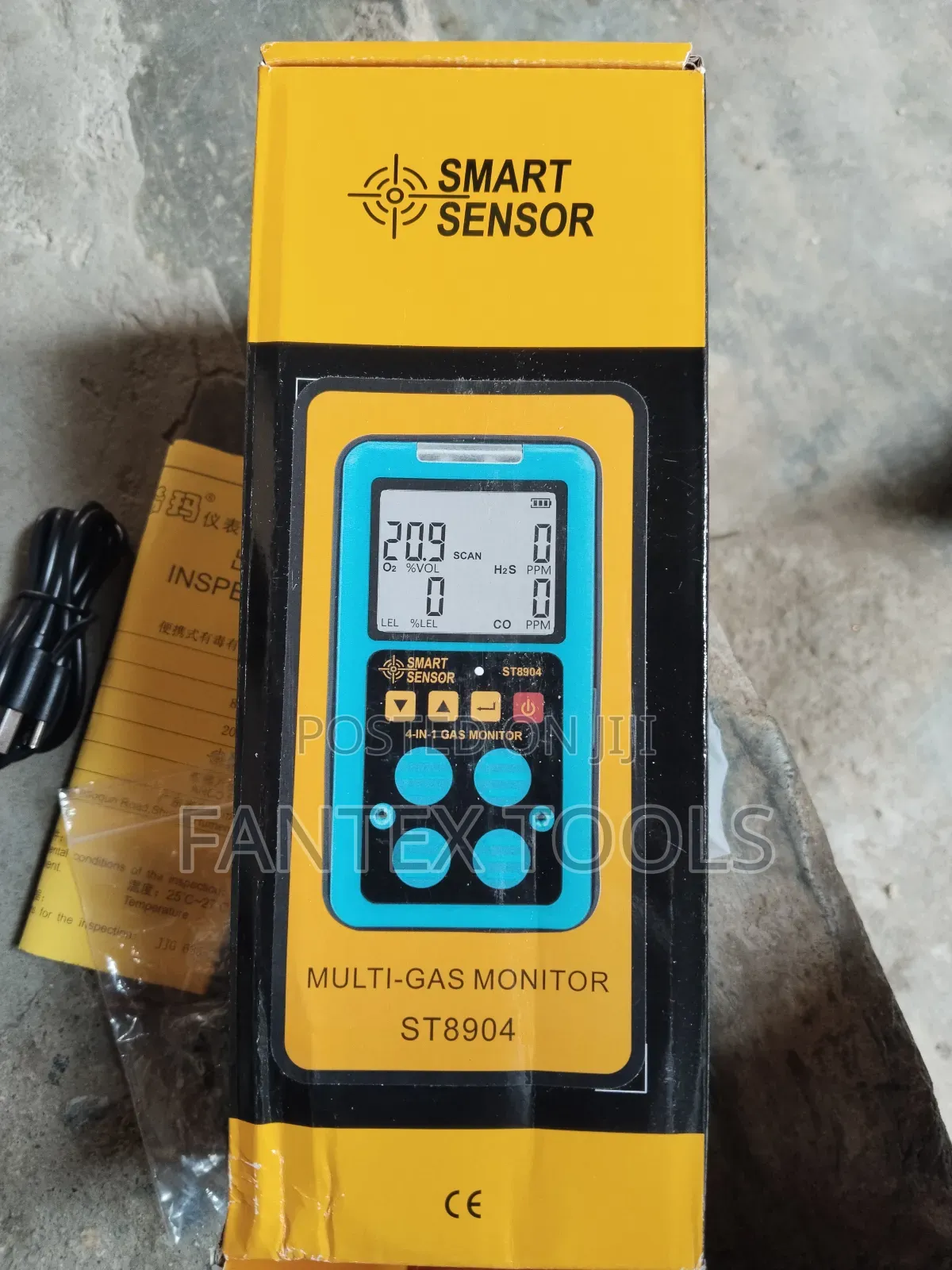 Smart Sensor Gas Detector 4 In 1.