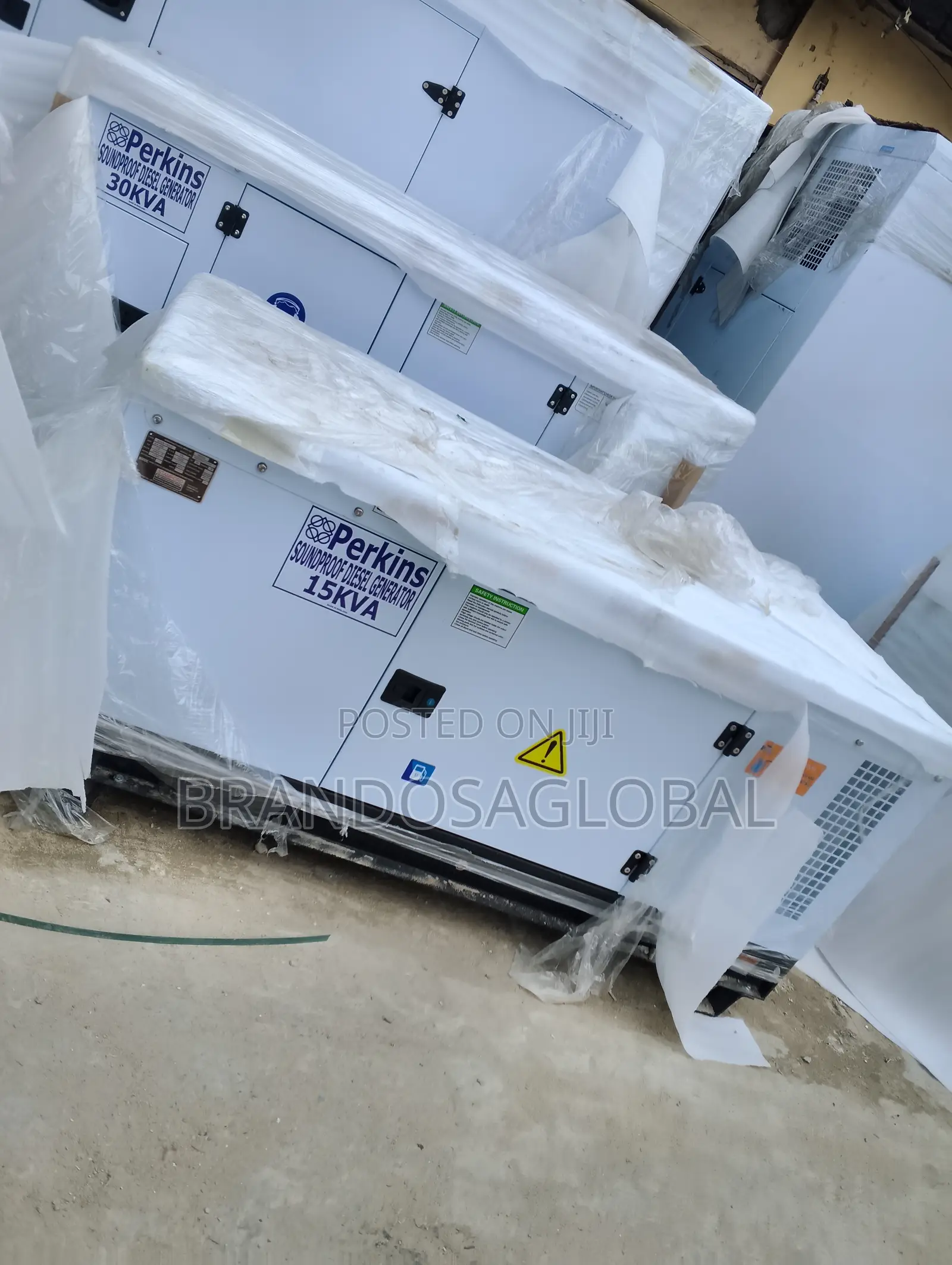 Brand New Perkins 15kva Sp-15 Silent Diesel Gen