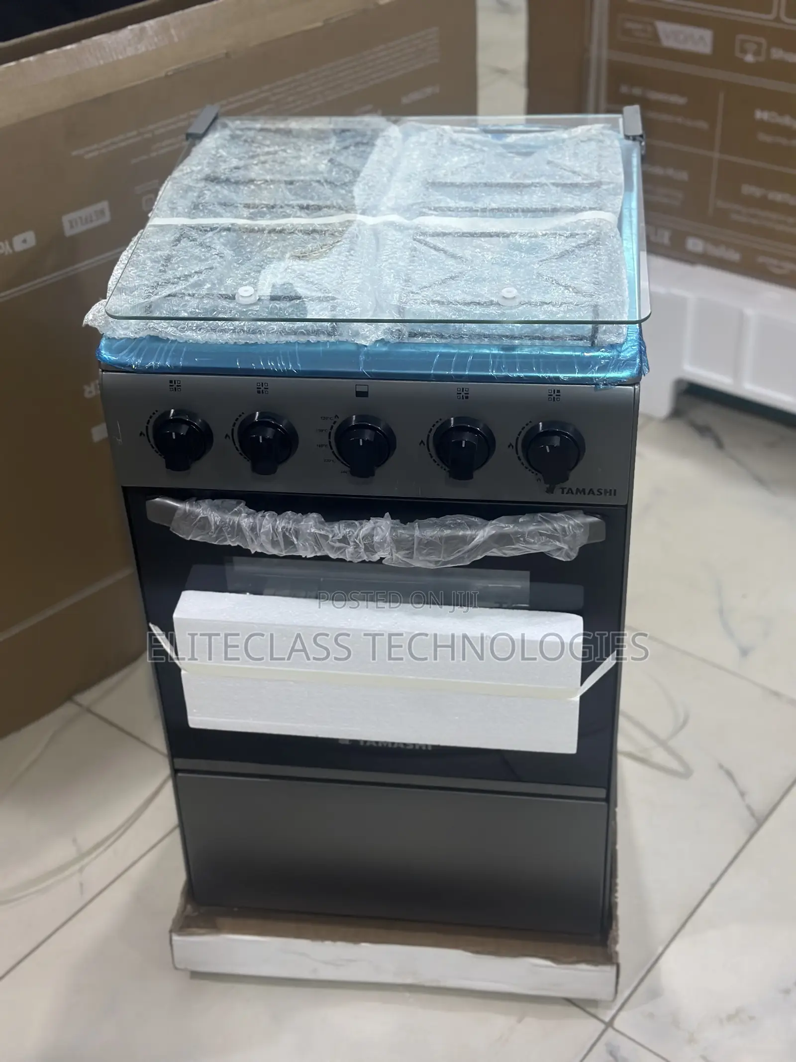 Tamashi Ng5540g 50x50 Four-Burner Gas Cooker