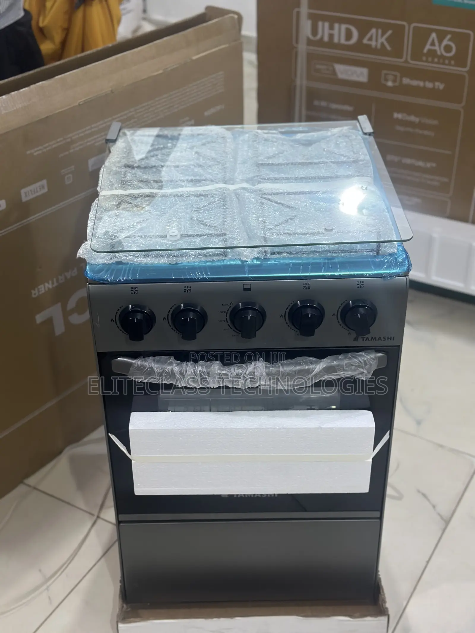 Tamashi 50x50 Gas Cooker Model (Ng5540g) With 4 Burners