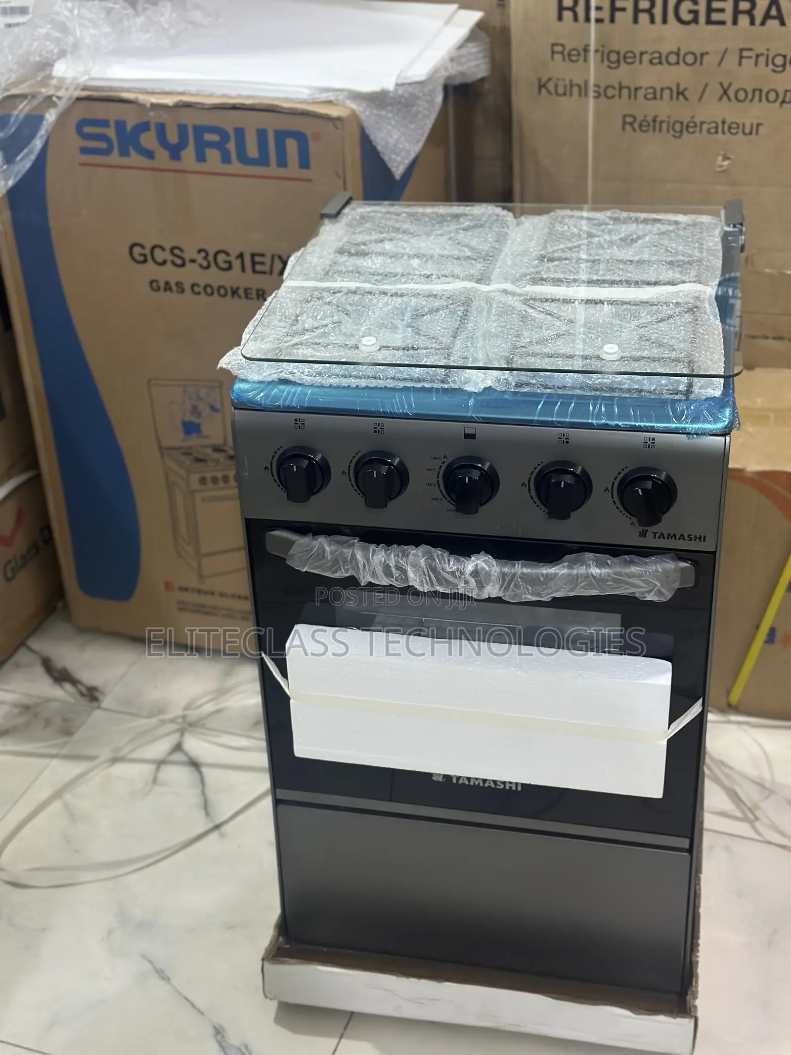 Gas Cooker Tamashi Ng5540g (50x50 Frame) With 4 Burners