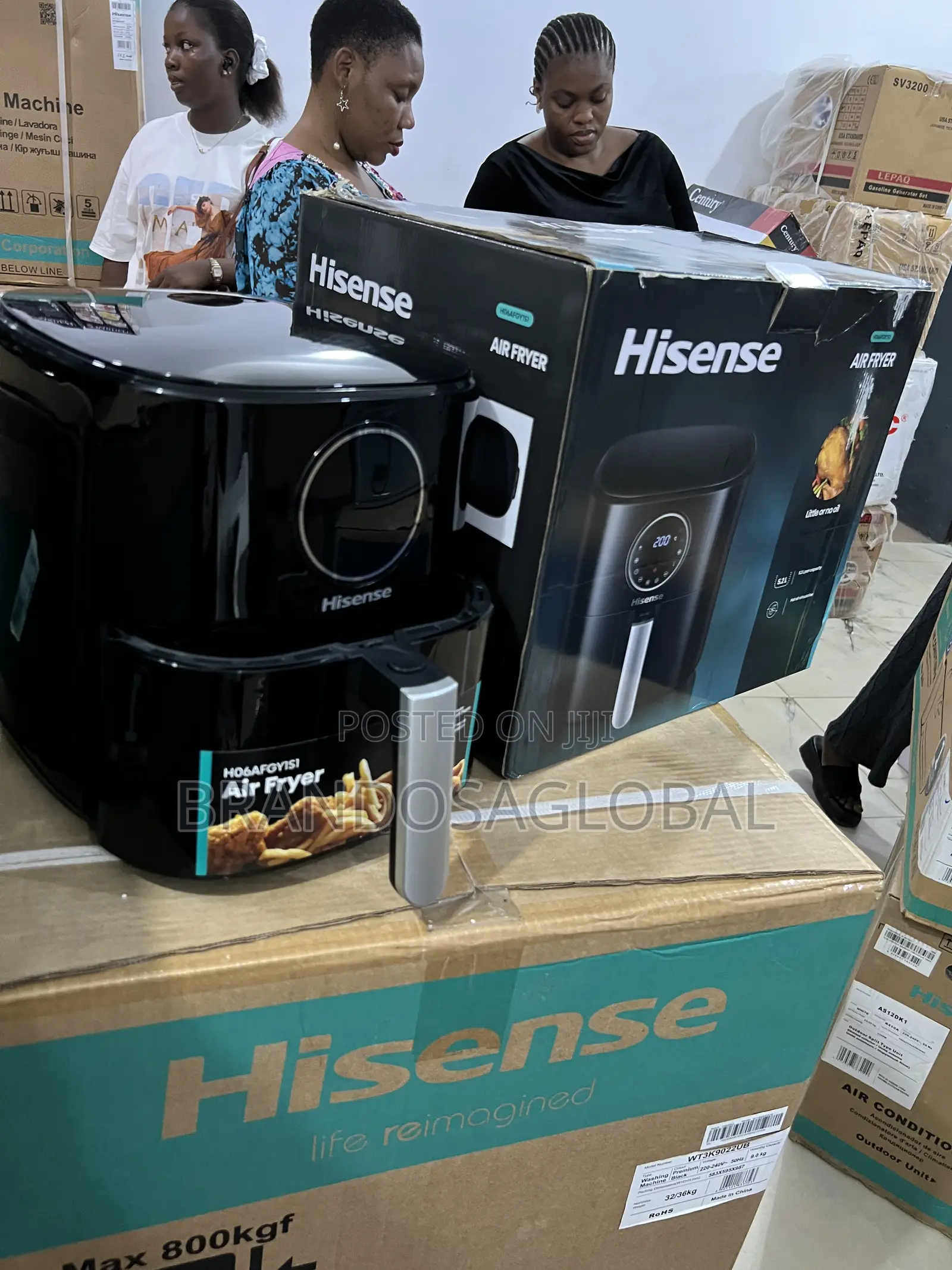 Hisense H06afgy1s1 Air Fryer 5.2l Non-Stick Basket