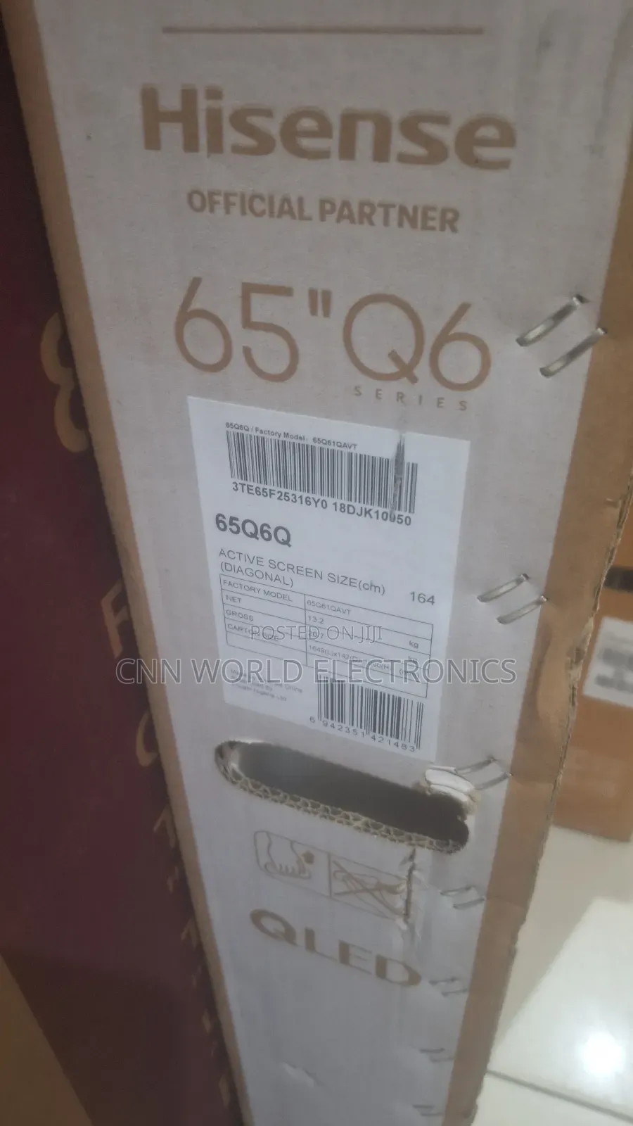 Original Hisense 65q6n Qled Smart(Q6 Series)Bluetoothnetflix