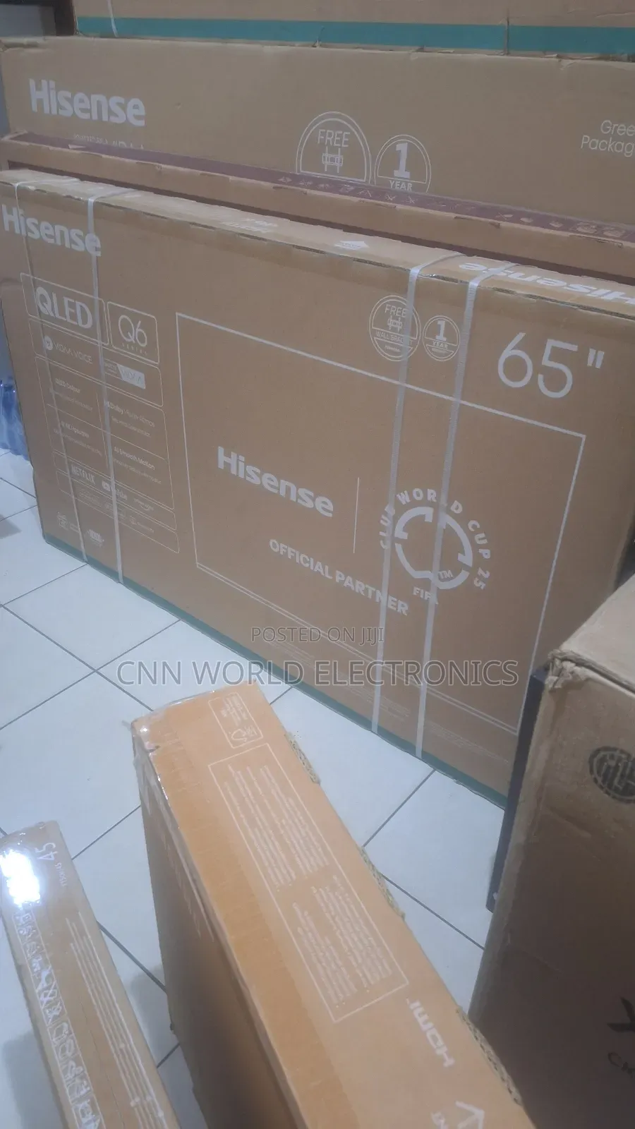 Original Hisense 65q6n Qled Smart(Q6 Series)Bluetoothnetflix
